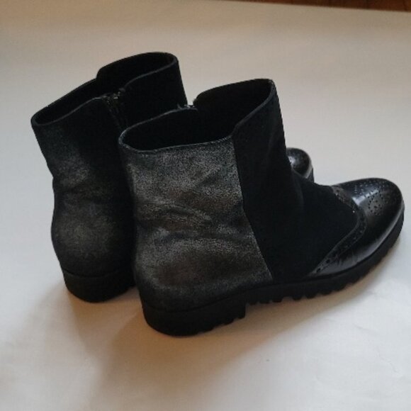 LUCA GROSSI WOMEN SUEDE BOOTIES SIZE 38 1/2 USED - Picture 5 of 14